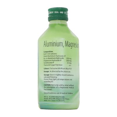 DYNACID SUGAR FREE SAUNF FLAVOUR Oral Suspension 170ml - Ulcer/Reflux/Flatulence-Aaa