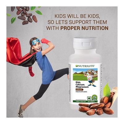 NUTRILITE KIDS CALCIUM MAGNESIUM COCOA TABLET 100'S - Calcium And Minerals