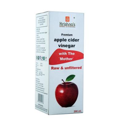 Krishna's Herbal & Ayurveda Apple Cider Vinegar 200 ml - Health Products