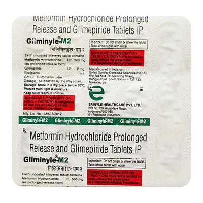 GLIMINYLE M 2 Tablet 15's - Diabetes-Ant