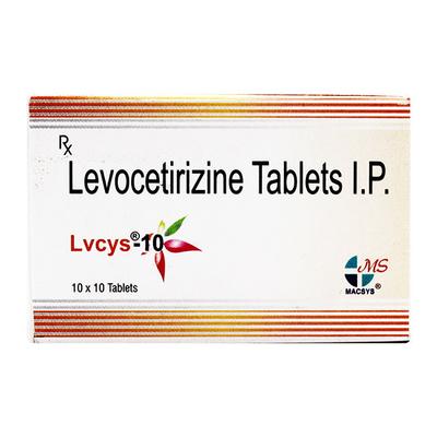LVCYS 10 Tablet 10's - Allergies-Ant