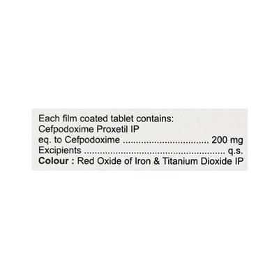 PRODITIL 200mg Tablet 10's - Bacterial Infections-Cep