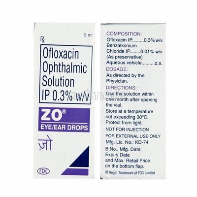 ZO Eye Drops 5ml - Eye Infections-Eaa