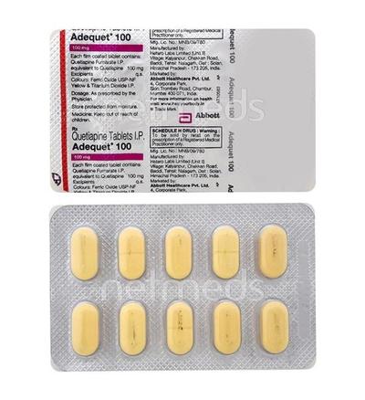 Adequet 100mg Tablet 10'S - Schizophrenia-Aps