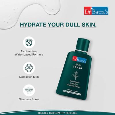Dr Batra's Skin Toner - Echinacea & Green Tea 100 ml - Face Moisturizers
