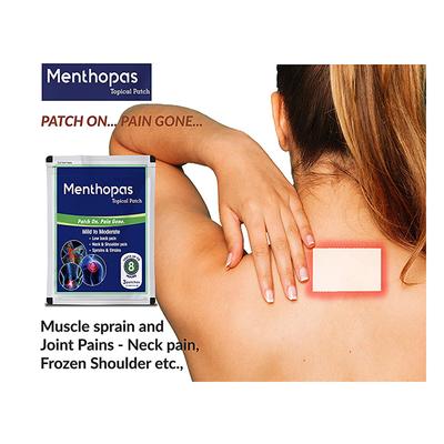 Menthopas Topical Pain Relief Patch (Pack of 10 x 3's) - Roll-On/Patch
