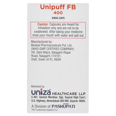 UNIPUFF FB 400 Capsule 30's - Asthma/COPD-Ast