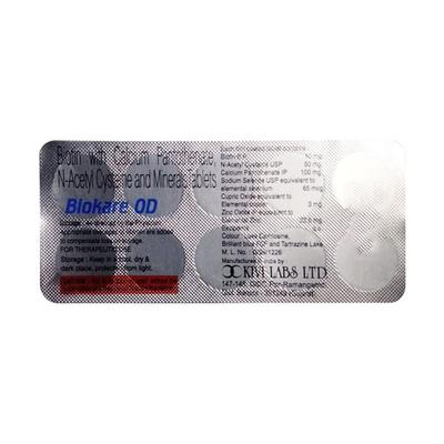 BIOKARE OD Tablet 10's - Supplements-Vam