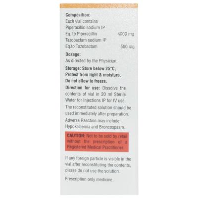 FLAGTAZ Injection 4.5gm - Bacterial Infections-Pen