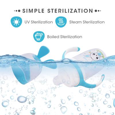 R for Rabbit Bunny Baby Spout Sippy Cup 240 ml - Blue - Feeding & Nursing