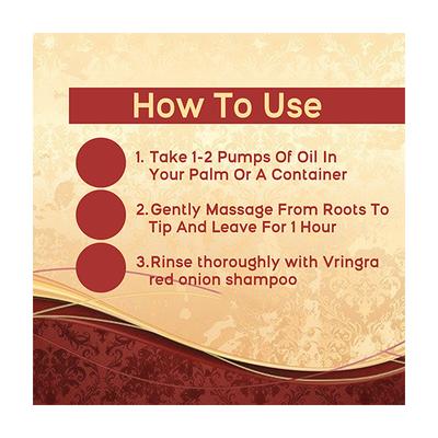 Vringra Pro Roots Advanced Red Onion Hair Oil (Pack of 2 x 100 ml) - Hair Oils