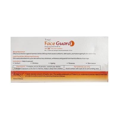 Tvaksh Face Guard Silicone Sunscreen Gel SPF 30+ 30 gm - Body Sunscreen