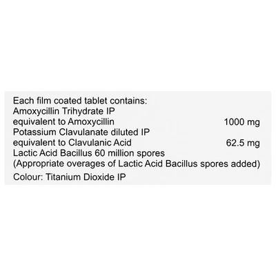 BOOSTIM LB SR 1000mg Tablet 10's - Bacterial Infections-Pen