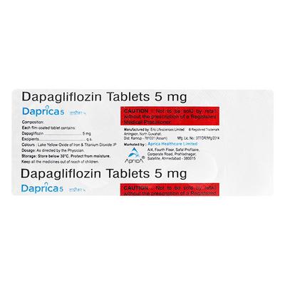 DAPRICA 5 Tablet 10's - Diabetes-Ant