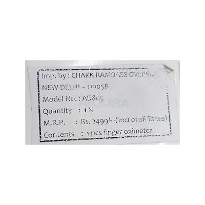 Aiqura Finger Pulse Oximeter (AD805) - Health Monitors And Equipment