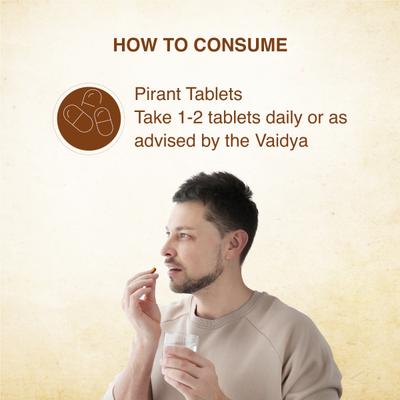 Maharishi Ayurveda Pirant Tablet 60's - Pain Relief (Ayush)