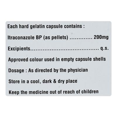 ITZ CARE 200 Capsule 10's - Fungal Infections-Anf