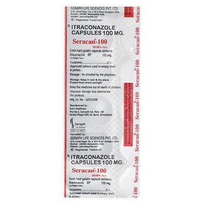 SERACAN 100mg Capsule 10's - Fungal Infections-Anf