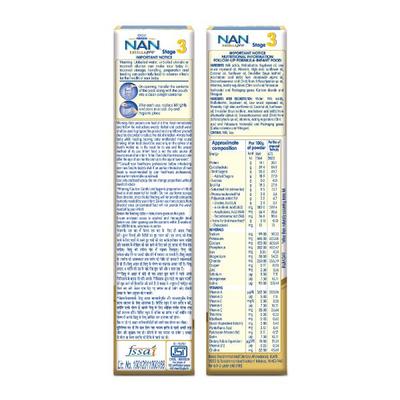 Nestle NAN Excellapro 3 (After 12 Months) Follow Up Formula Powder 400 gm - Baby And Infant Supplements