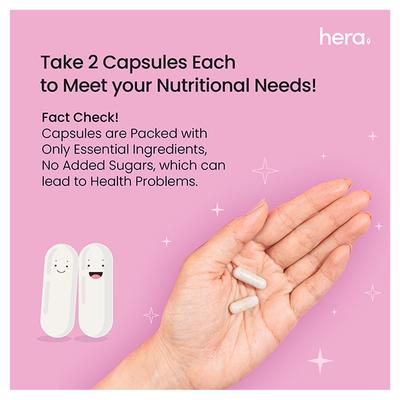 Hera Women Wellness Capsule Bundle (Women Multivitamin + Calcium Core + Omega One) - Multi-Vitamins