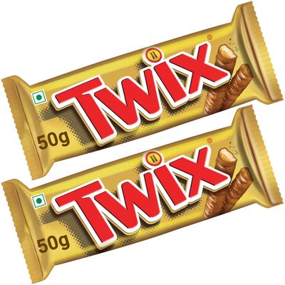 Twix Chocolate Bar 50 gm - Nutritional Bars