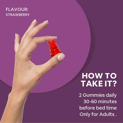 CF Melatonin + Tagara Veg Gummies 60's - Mental Health
