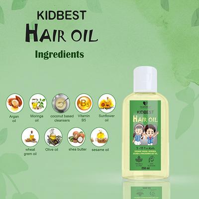 HealthBest Kidbest (3-13 Years) Hair Oil 250 ml - Baby Skin Care