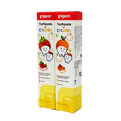 Pigeon Strawberry & Orange Toothpaste Combo 45 gm - Baby Oral Care