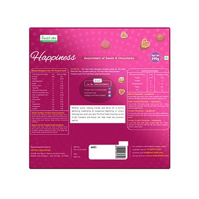 The Food Folks Happiness Gift Pack (Seeds & Chocolate) 390 gm - Nutritional Bars