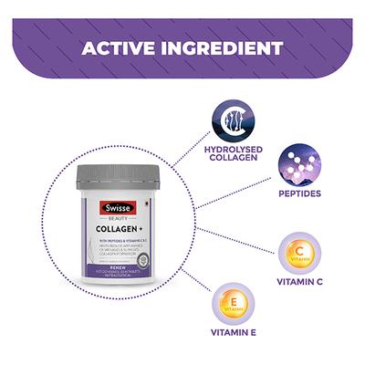 Swisse Beauty Collagen+ Tablet 30's - Hair & Skin