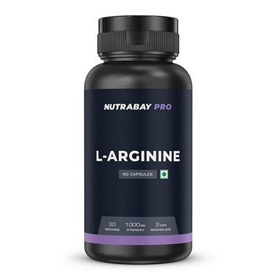Nutrabay Pro L Arginine Capsule 60's - Amino Acids