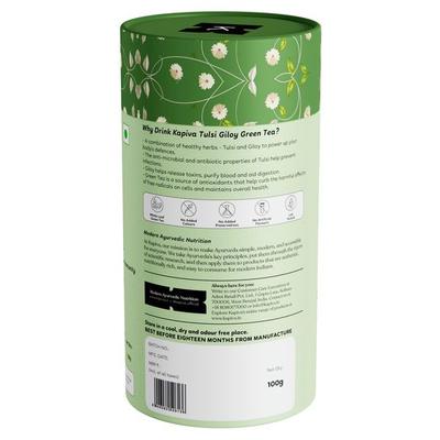Kapiva Tulsi Giloy Green Tea Powder 100 gm - Teas