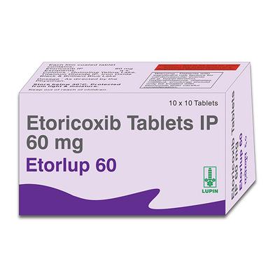 ETORLUP 60mg Tablet 10's - Pain relief-Nsa