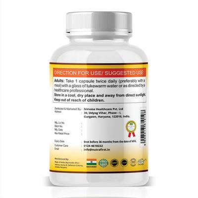 Nutrafirst Tumeric Curcumin Capsule 60's - Herbal Dietary Supplement