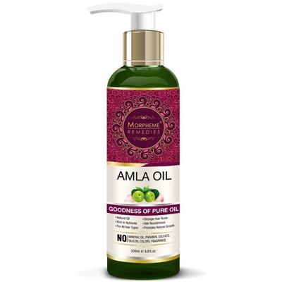 Morpheme Remedies Pure Amla Hair Oil 200 ml - Hair Oils