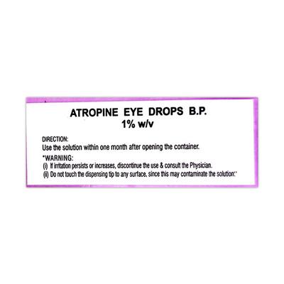 ATROPINE Eye Drops 10ml - Mydriasis
