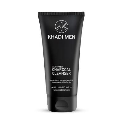 Khadi Men Activated Charcoal Cleanser 100 ml - Personal Care (Ayush)