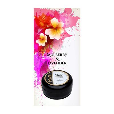 Pearl Shaving Cream - Mulberry & Lavender 80 gm - Shaving Creams