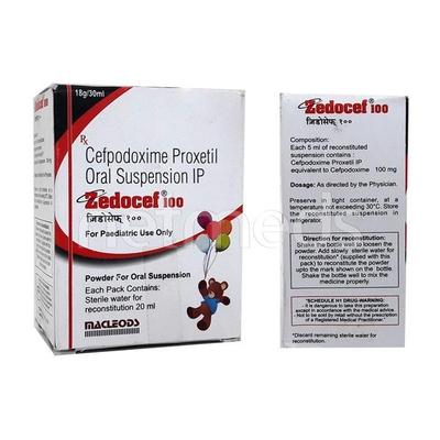 Zedocef 100mg Dry Syrup 30ml - Bacterial Infections-Cep