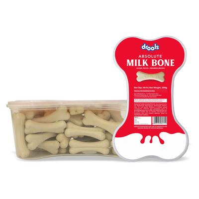 Drools Absolute Milk Bone Jar, Dog Treats - NEW 20's - Petfood