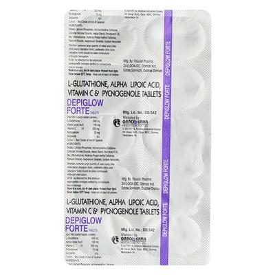 DEPIGLOW FORTE Tablet 10's - Supplements-Sup