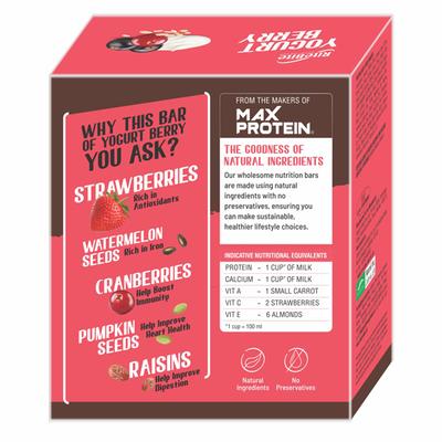 RiteBite Yoghurt Berry Bar (Pack of 12) - Nutritional Bars
