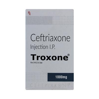 TROXONE 1000 Injection 1's - Bacterial Infections-Cep