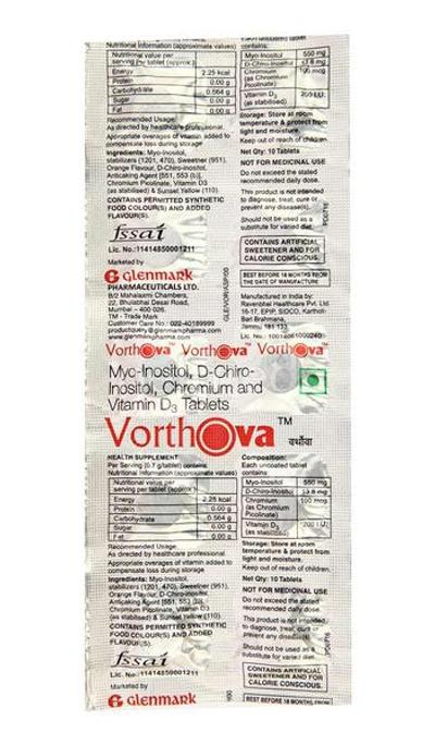 Vorthova Tablet 10'S - Supplements-Sup