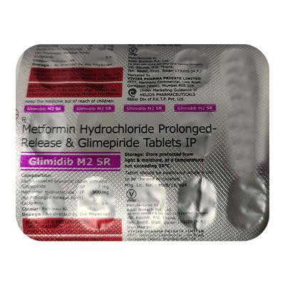 GLIMIDIB M2 SR Tablet 15's - Diabetes-Ant