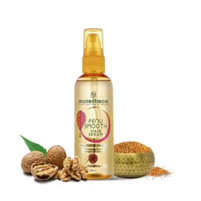 Manestream FenuSmooth Hair Serum - Fenugreek & Walnut 100 ml - Hair Serums