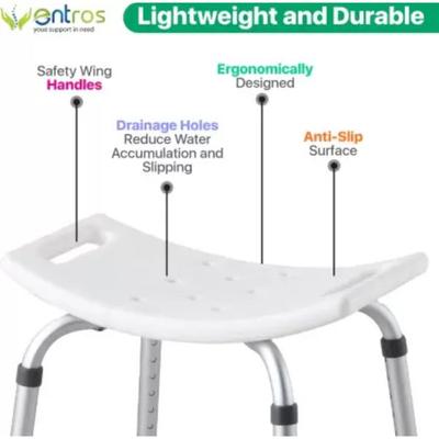 Entros Shower Bathing Chair Stool (SC6001) 1's - Health Monitors And Equipment