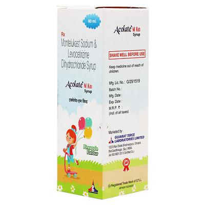 Acolate M Kid Syrup 60ml - Allergies-Ant