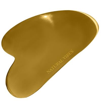 Natural Vibes Kwansha (Kansa + Gua Sha) Face Massager + Free Gold Ayurvedic Beauty Oil - Perfumes (Edt/Edp)