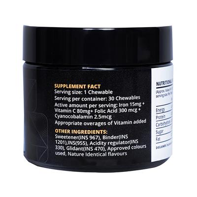 Literal Vitamin-C Lozenges - Black Current Flavour 30's - Multi-Vitamins